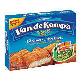 Van De Kamp's  whole crunchy fish fillets, 10 ct Left Picture